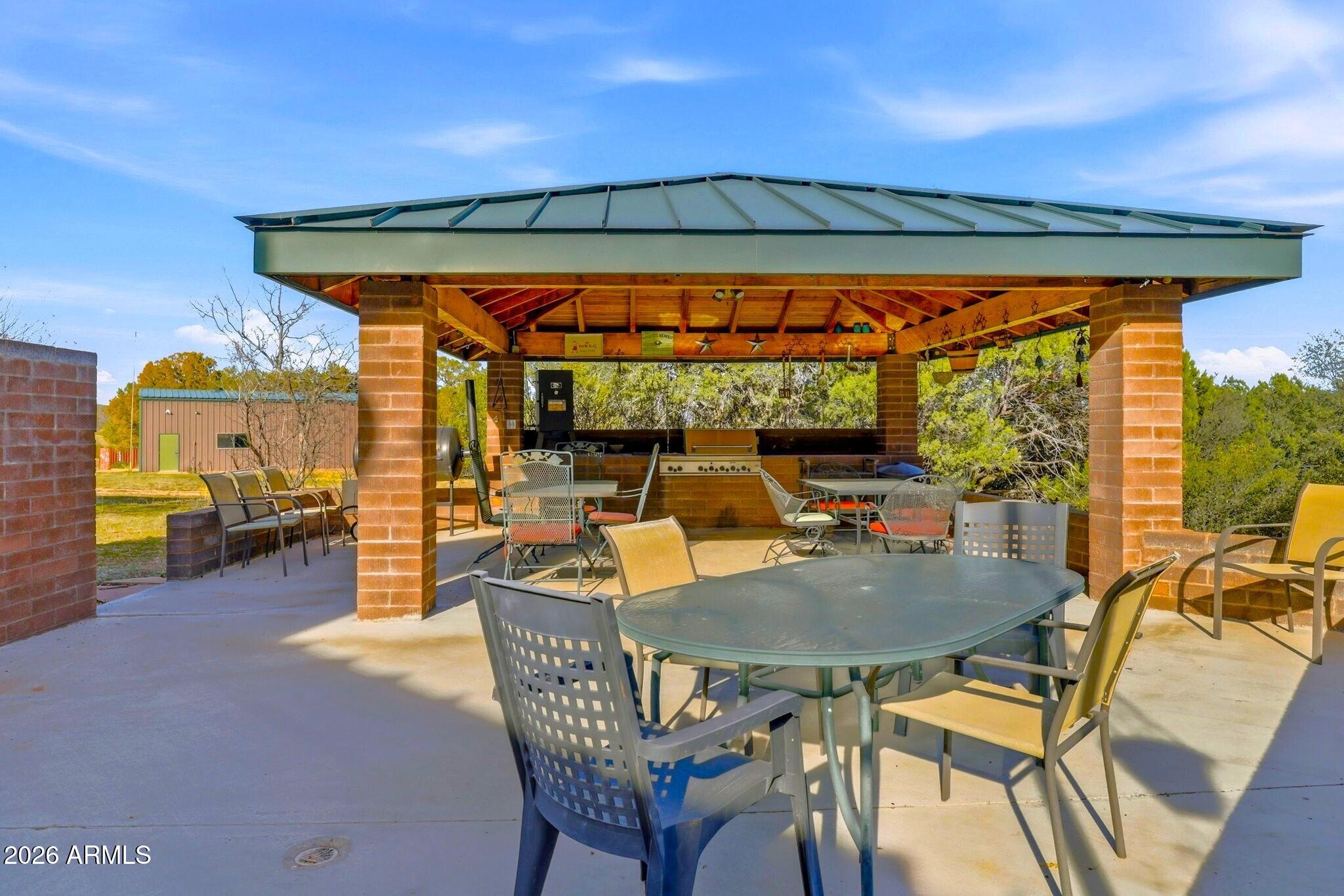 133 South Mule Track Road Young, AZ 85554 - Photo 51 of 65 Ramada fr Patio & Steel Gar