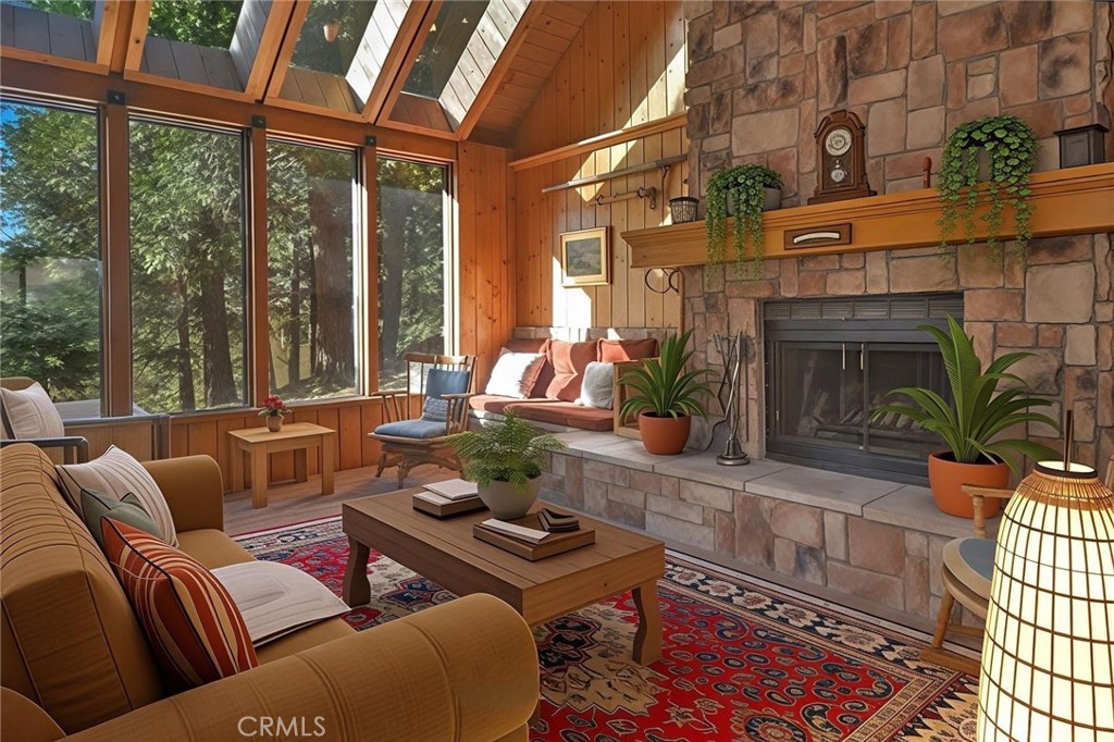 21962 Elliot Road Cedarpines Park, CA 92322 - Photo 2 of 37 Living room with Virtual Staging