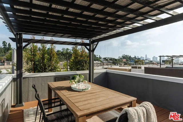 a view of a outdoor seating