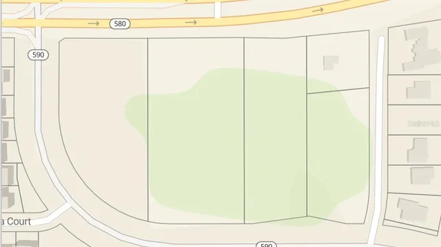 a view of a yard with an outdoor space