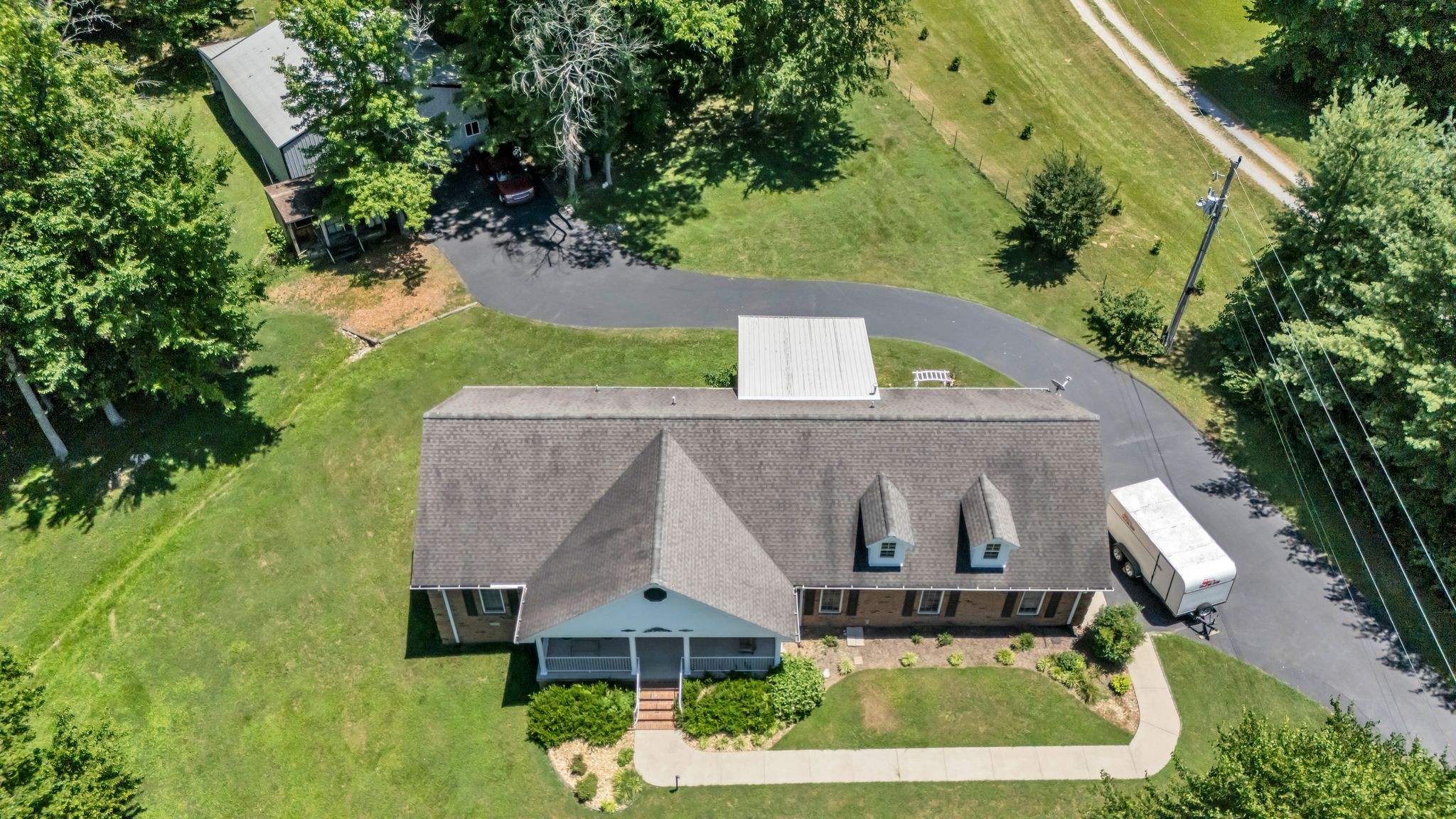 4111 Highway 49 Springfield, TN 37172 - Photo 3 of 46 an aerial view of a house with a garden