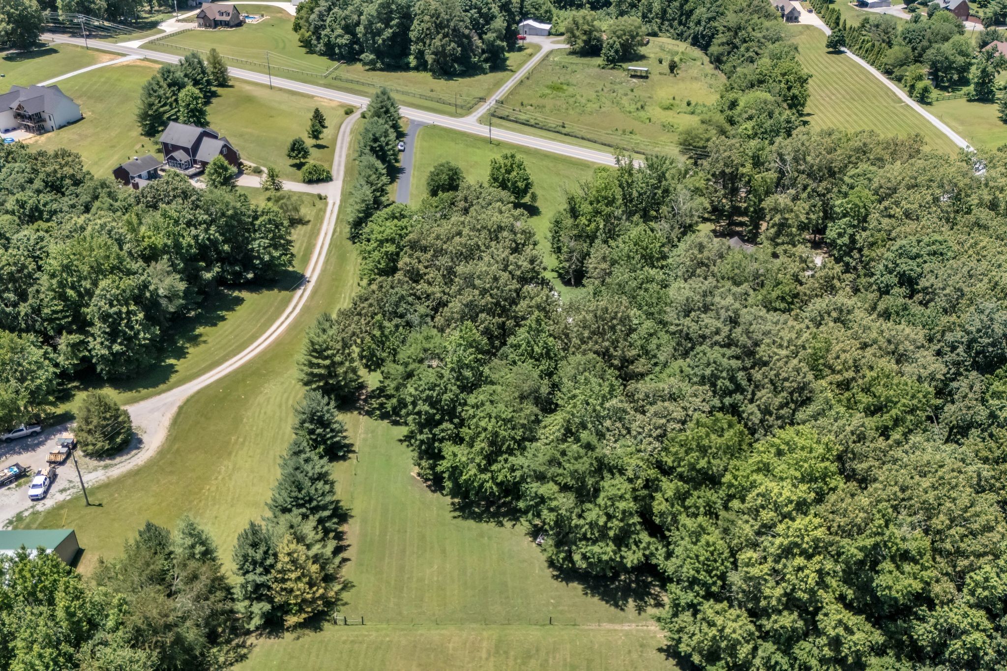 4111 Highway 49 Springfield, TN 37172 - Photo 45 of 46 an aerial view of residential house with outdoor space and trees all around