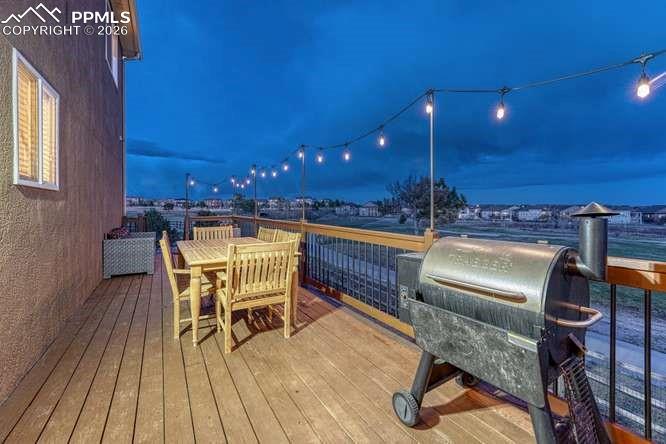 12365 Point Reyes Drive Peyton, CO 80831 - Photo 32 of 44 Large Deck overlooking the golf course.