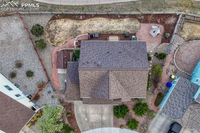 12365 Point Reyes Drive Peyton, CO 80831 - Photo 41 of 44 aerial view to show yard