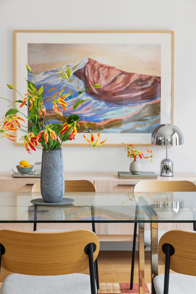 366 Broadway, Unit PH12B Manhattan, NY 10013 - Photo 9 of 23 a bathroom with a sink and a mirror