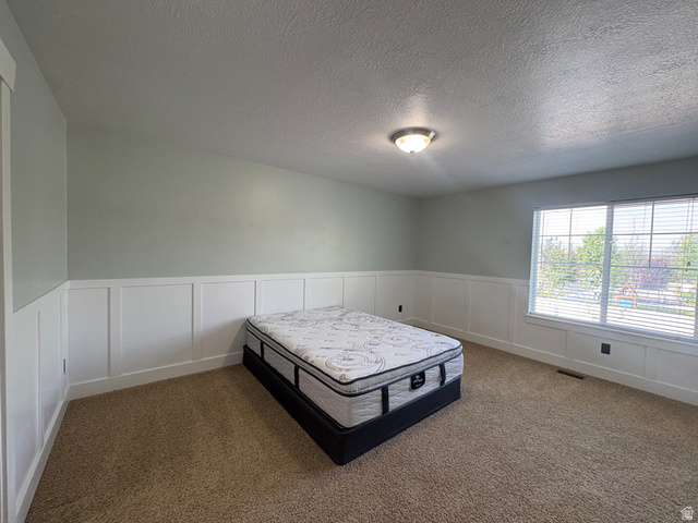 922 North 480 West Logan, UT 84321 - Photo 9 of 11 Room featuring wainscoting, carpet flooring, and abundant natural light from a large window
