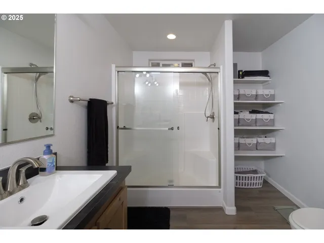 a view of a terrace with furniture