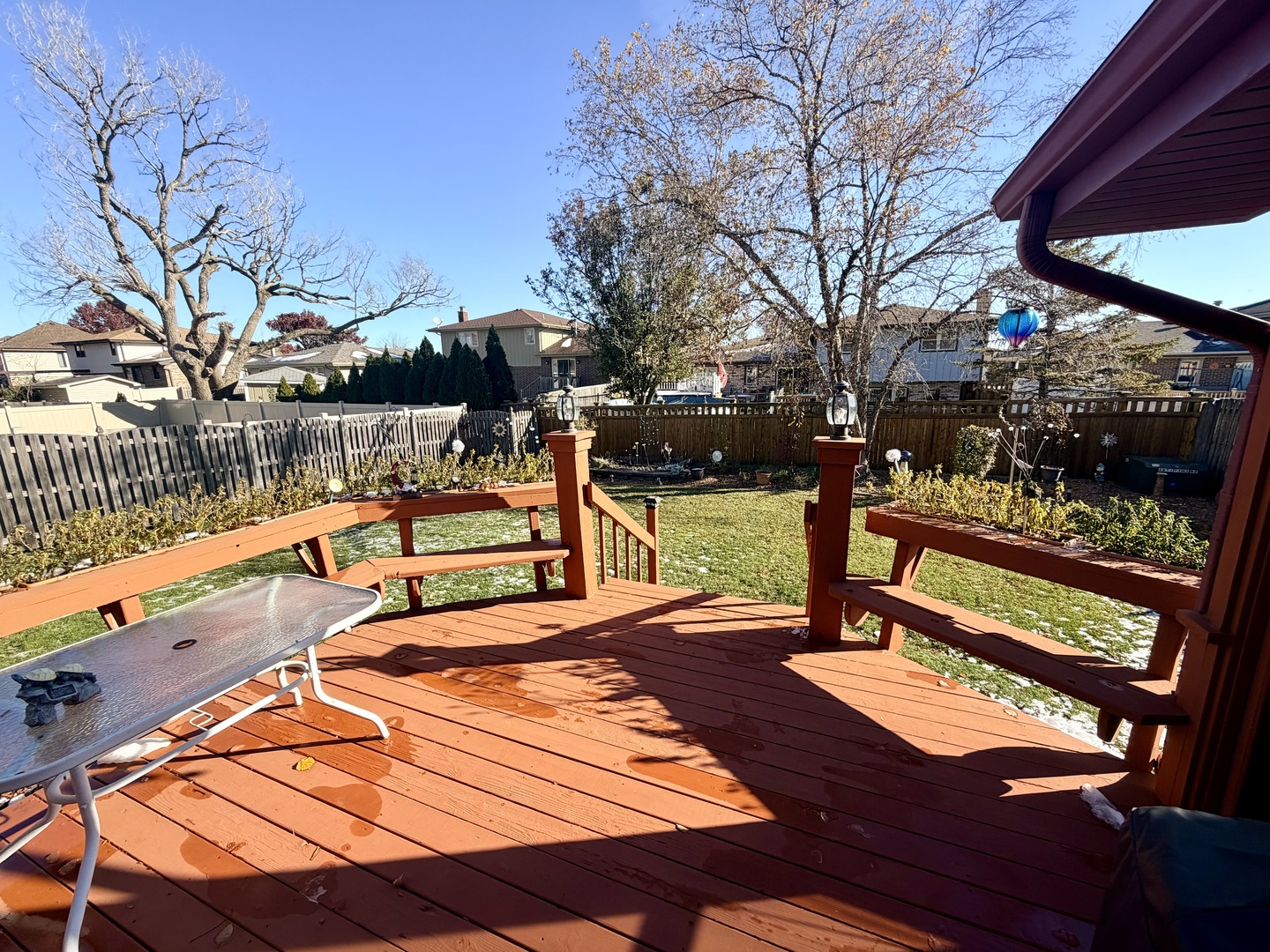 15813 Jon Road Oak Forest, IL 60452 - Photo 31 of 31 a view of a bench in wooden floor