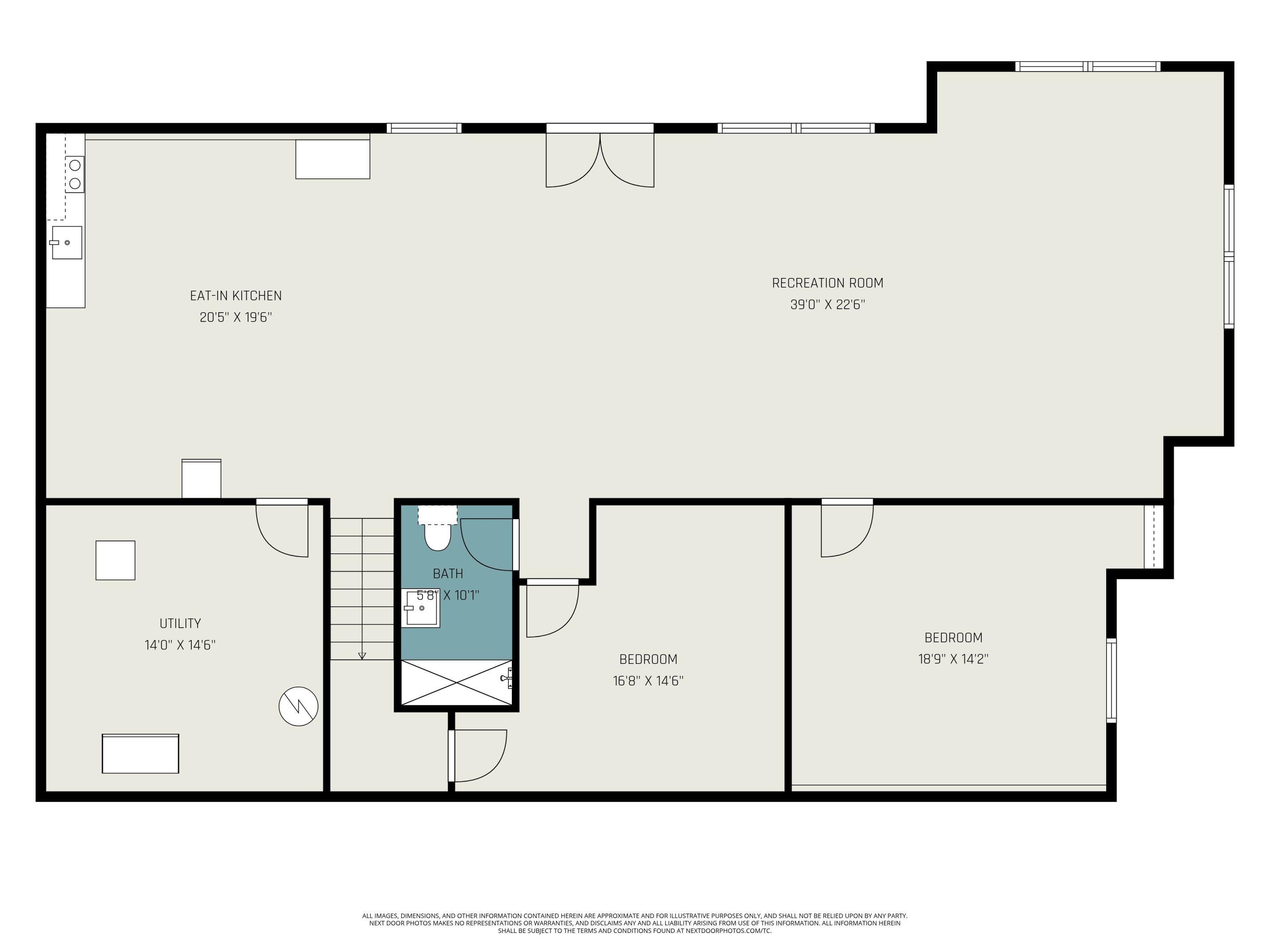 57689 Lone Tree Road Three Rivers, MI 49093 - Photo 45 of 45 Lone Tree Basement Floor Plan