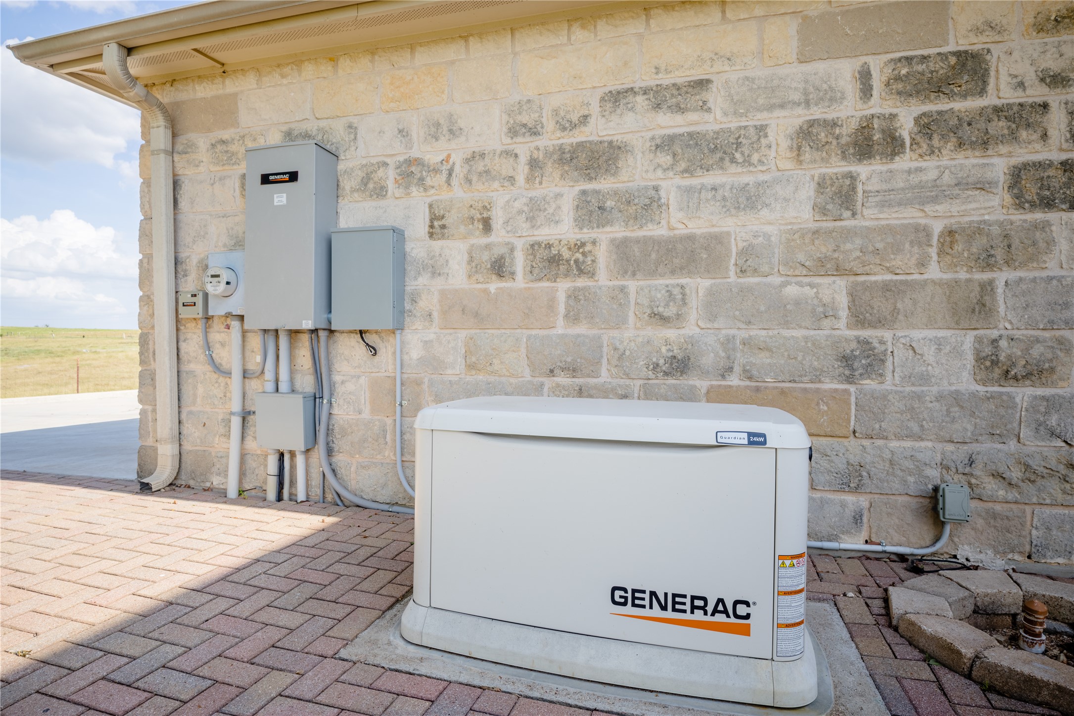 20145 Janak Road Coupland, TX 78615 - Photo 33 of 40 Essential home power protection with this Generac whole-house generator installation.