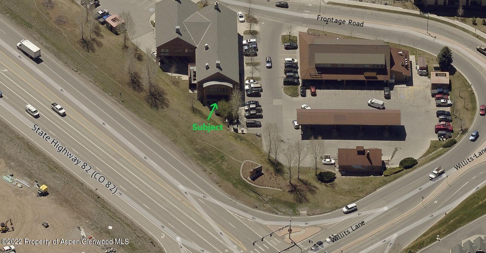 711 East Valley Road, Unit 103 Basalt, CO 81621 - Photo 2 of 15 Aerial 1