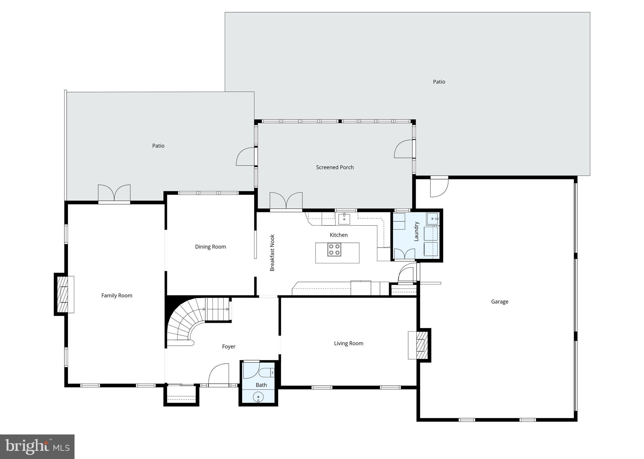 533 Gulph Road Wayne, PA 19087 - Photo 40 of 43 a picture of floor plan