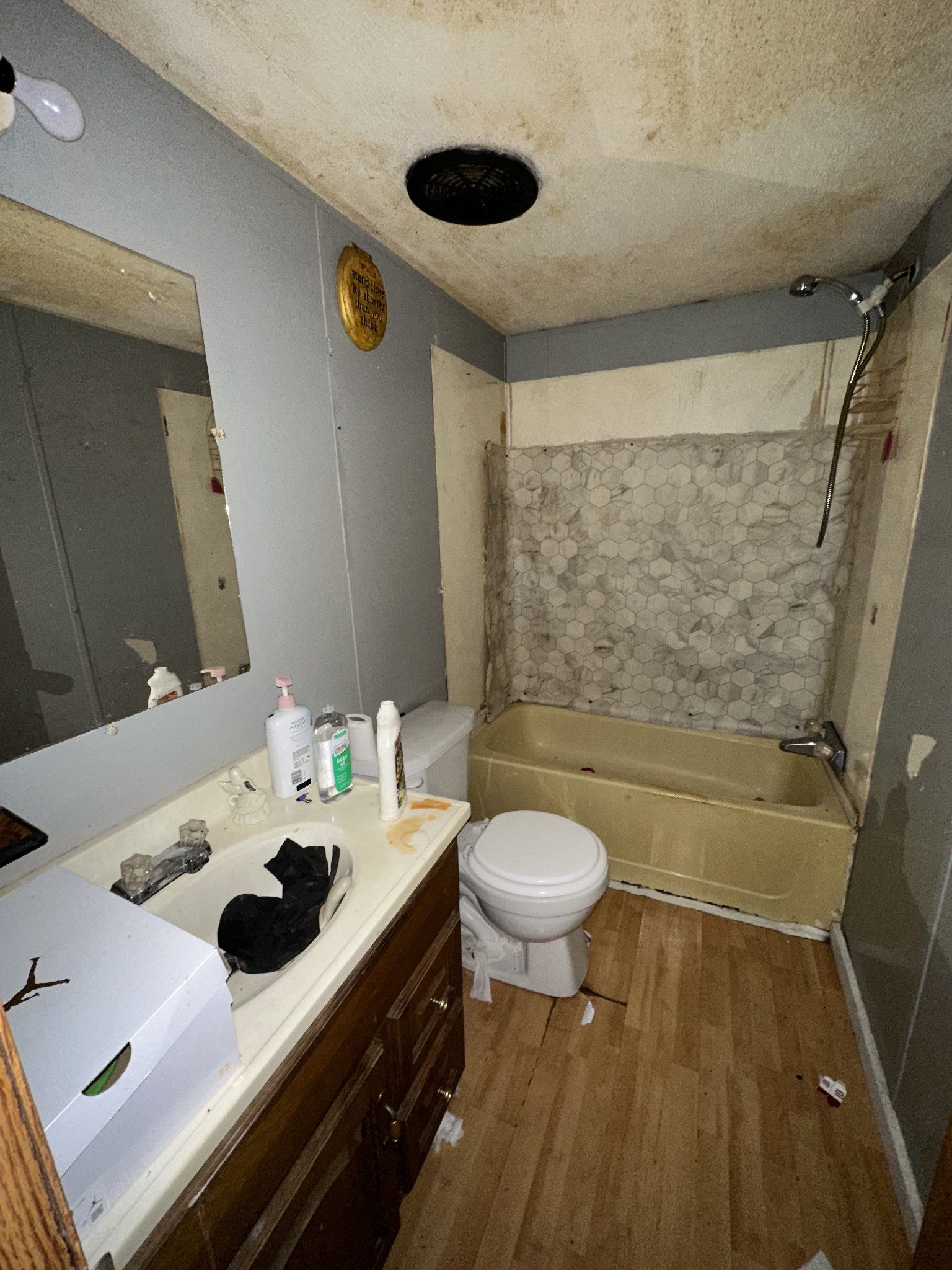 342 Omer Short Road Moss, TN 38575 - Photo 13 of 15 a bathroom with a sink a toilet and shower