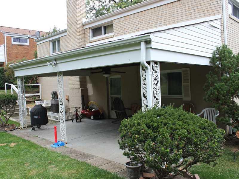 1010 Connor Road Mt. Lebanon, PA 15234 - Photo 21 of 24 Exterior Back. The private covered patio located off of the family room/game room provides a quiet place to enjoy your morning coffee and view your lovely back yard.