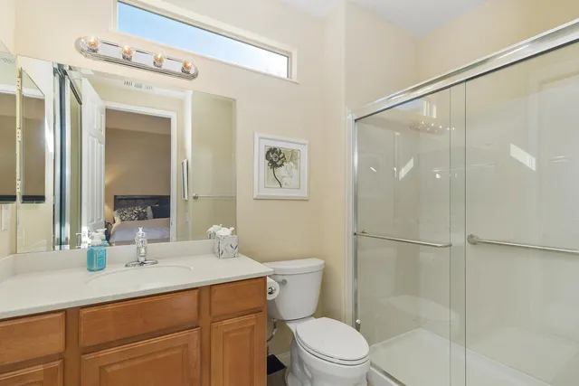 a view of a yard with an outdoor space