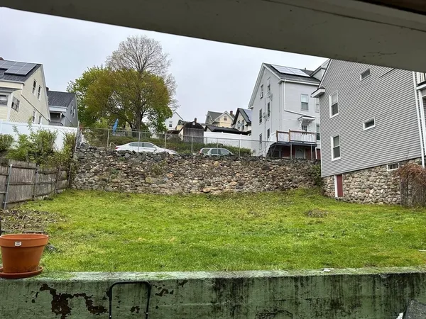 a view of backyard with plants