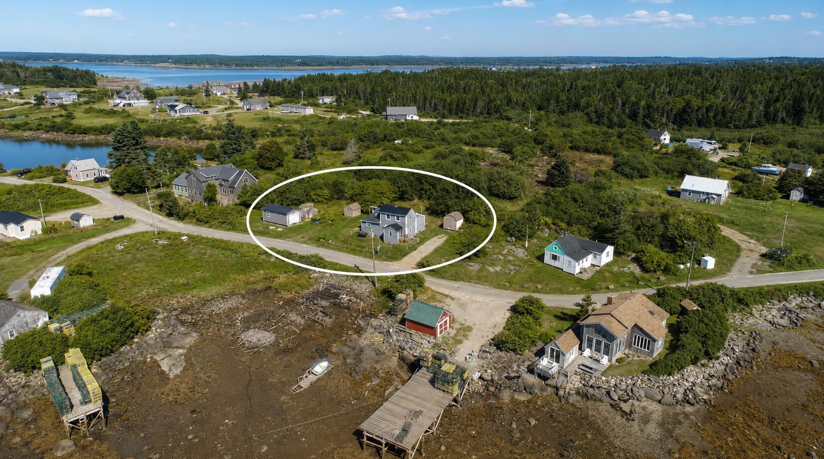 21 Sadler Point Road Jonesport, ME 04649 - Photo 1 of 34 Aerial View