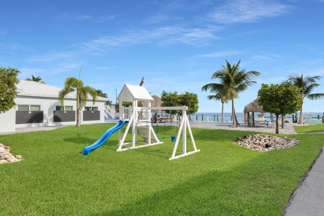 a view of a building with a street