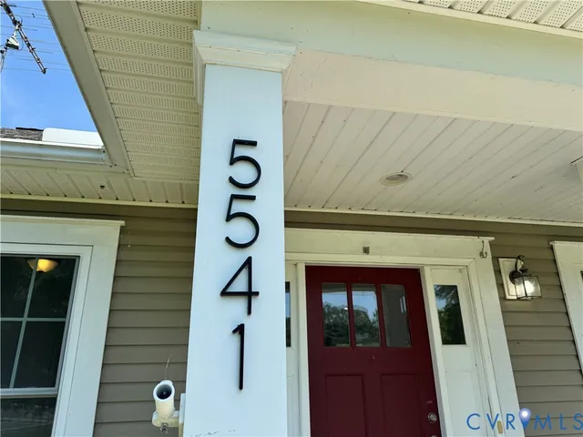 a front view of a house with window