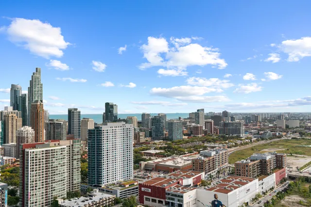 a city view with lot of high rise buildings