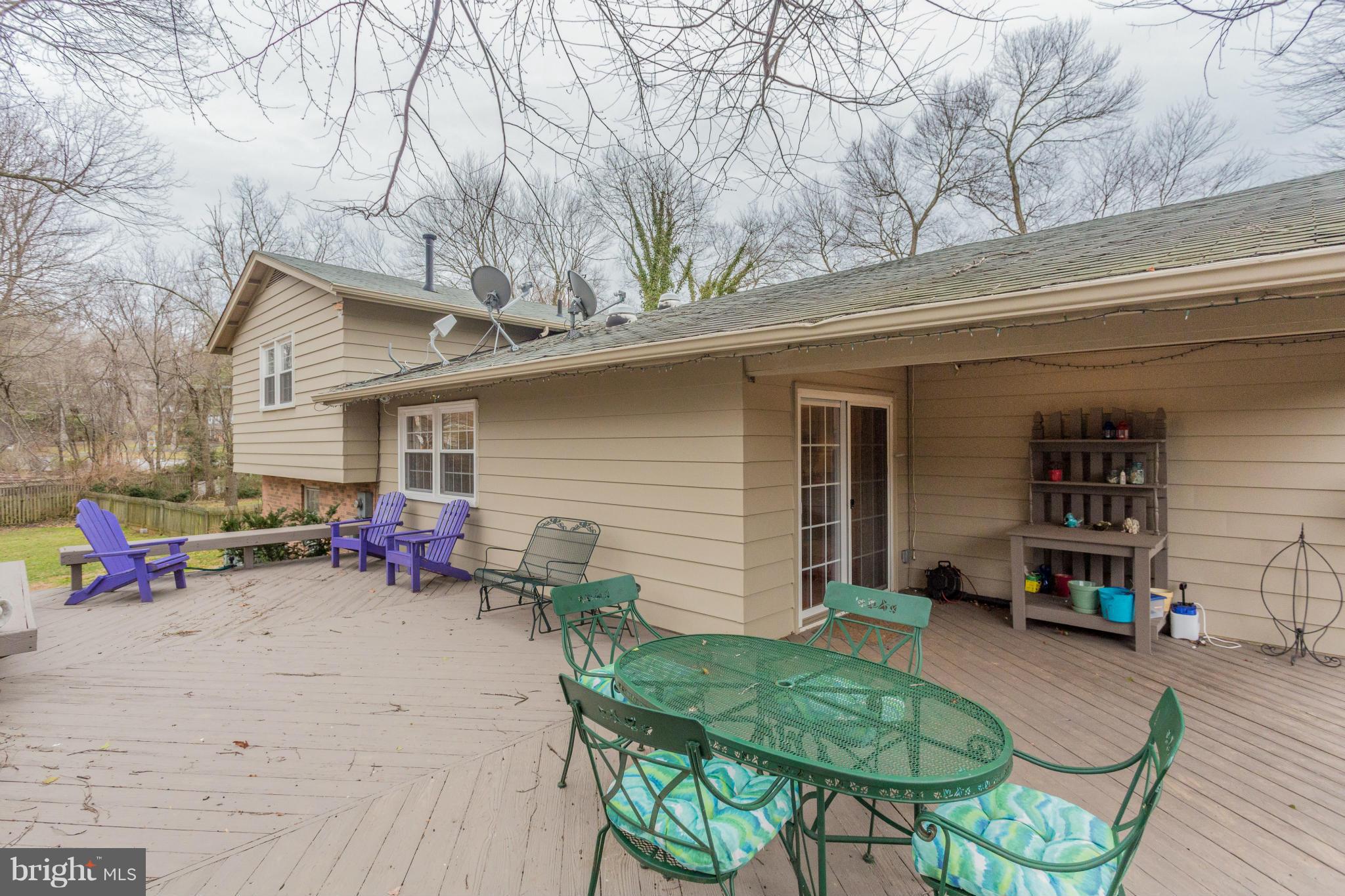 9810 Vale Road Vienna, VA 22181 - Photo 26 of 30 Expansive Rear Deck