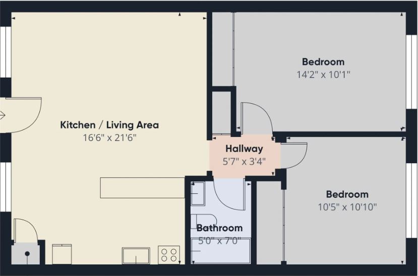 606 West 51st Street, Unit 104 Austin, TX 78751 - Photo 21 of 21 View of home floor plan