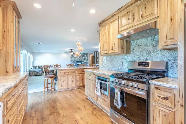 a view of wooden floor
