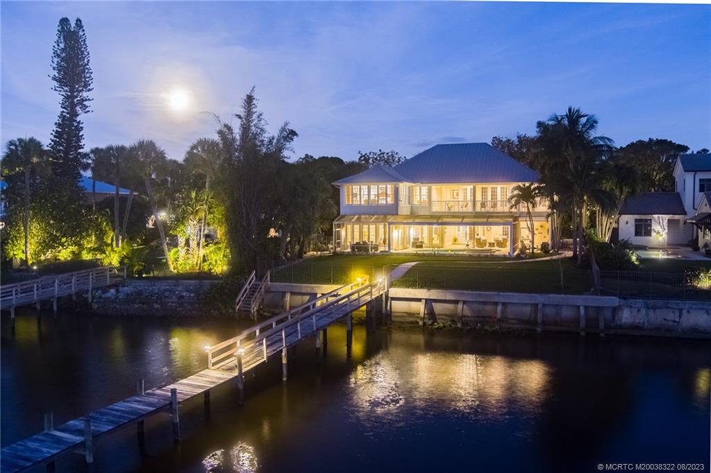 1455 Southeast Riverside Drive Stuart, FL 34996 - Photo 99 of 100 Goodnight, Moon from this beautiful waterfront home