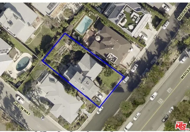 an aerial view of a couch