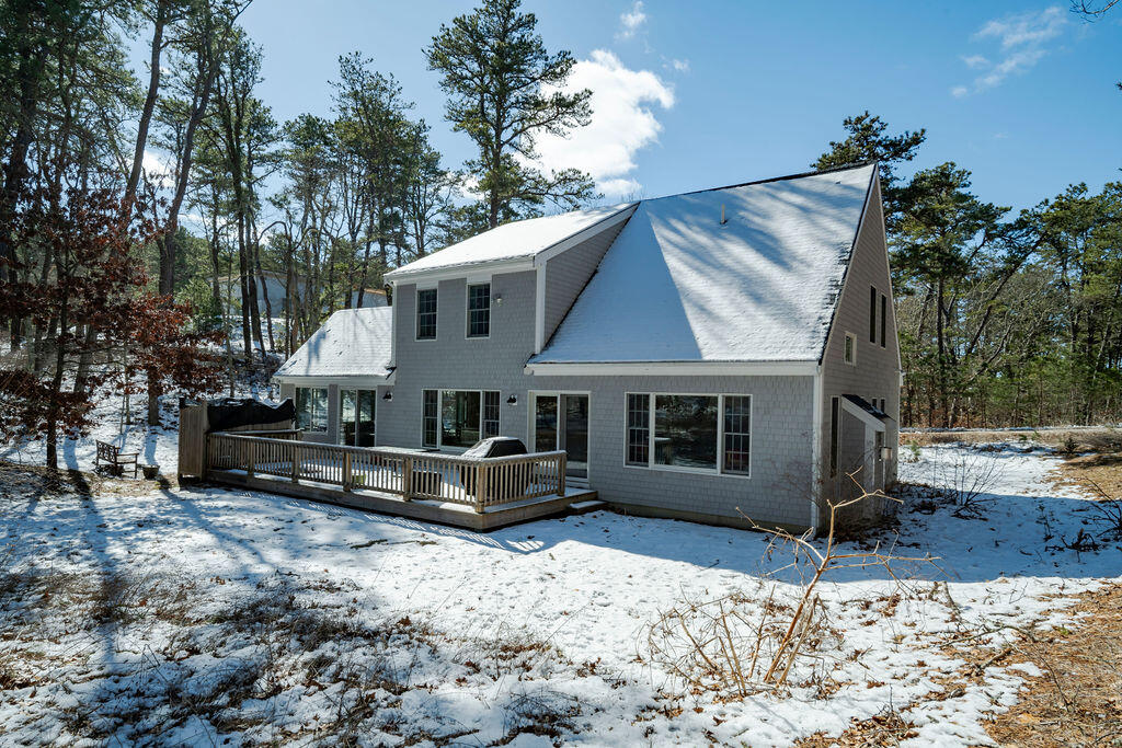 45 Perch Pond Way Wellfleet, MA 02667 - Photo 75 of 82 a front view of a house with a yard