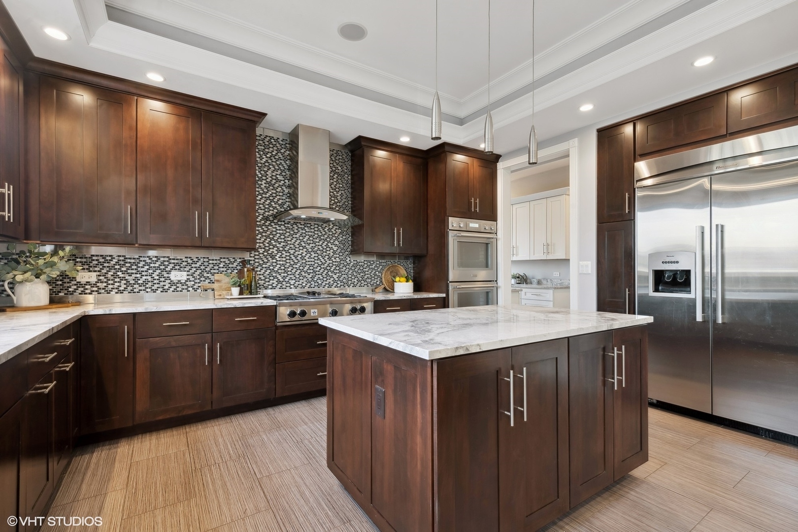 1853 Checker Road Long Grove, IL 60047 - Photo 21 of 63 a kitchen with stainless steel appliances granite countertop counter space a sink and cabinets