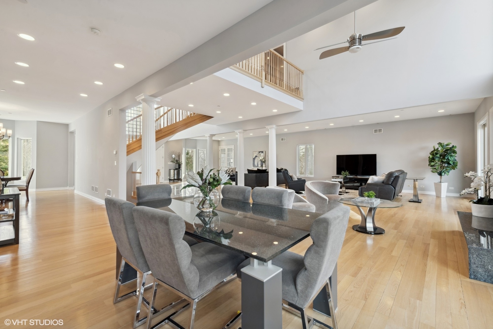 1853 Checker Road Long Grove, IL 60047 - Photo 23 of 63 a view of a dining room with furniture