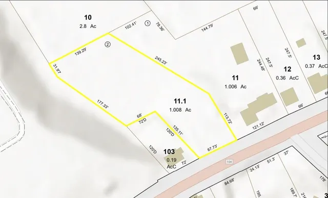 $120,000 | Lot 11-1 Pleasant Street, Bristol, NH 03222
