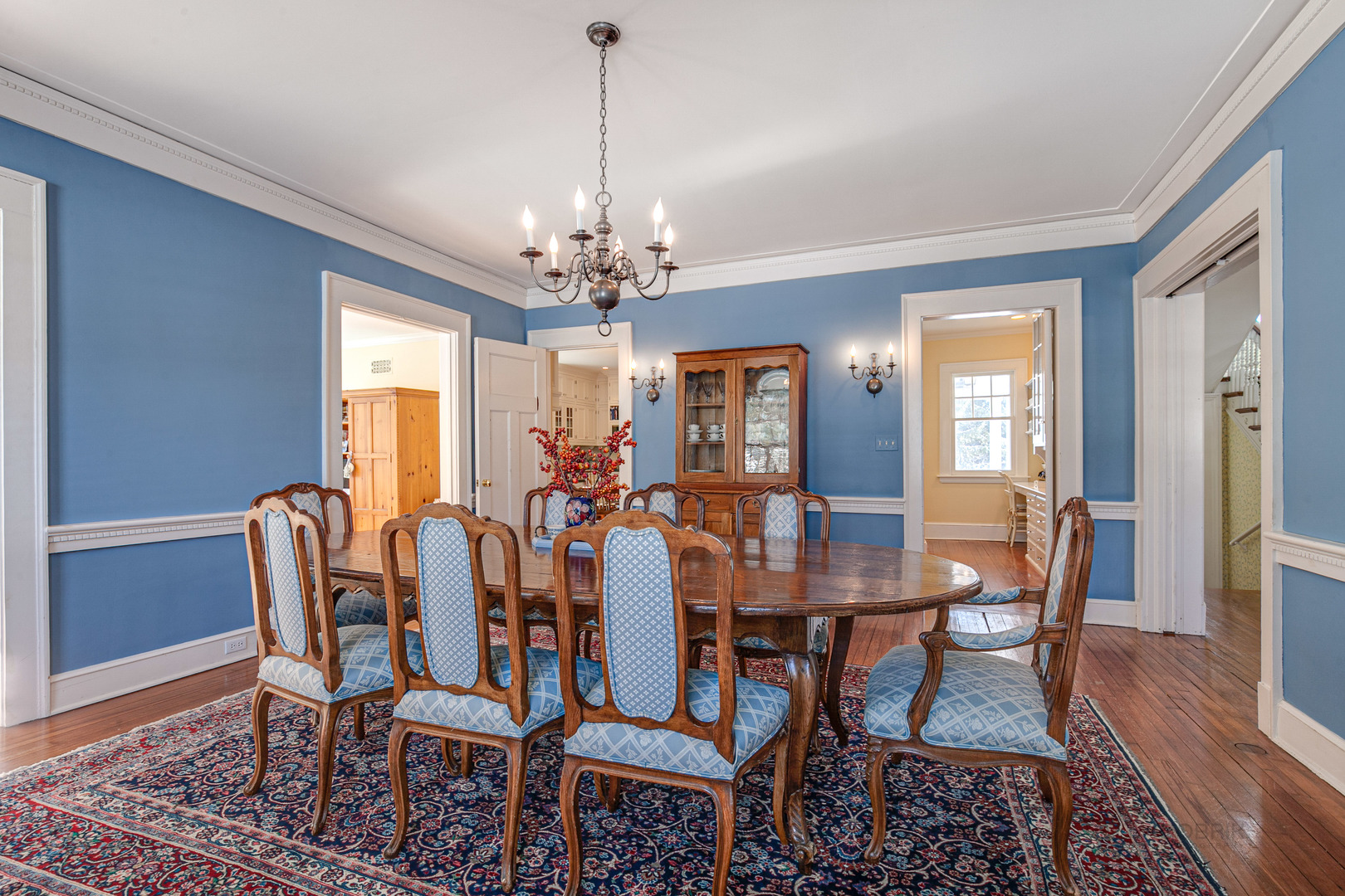 224 Maple Court Lake Forest, IL 60045 - Photo 11 of 51 a view of a dining room with furniture window and wooden floor