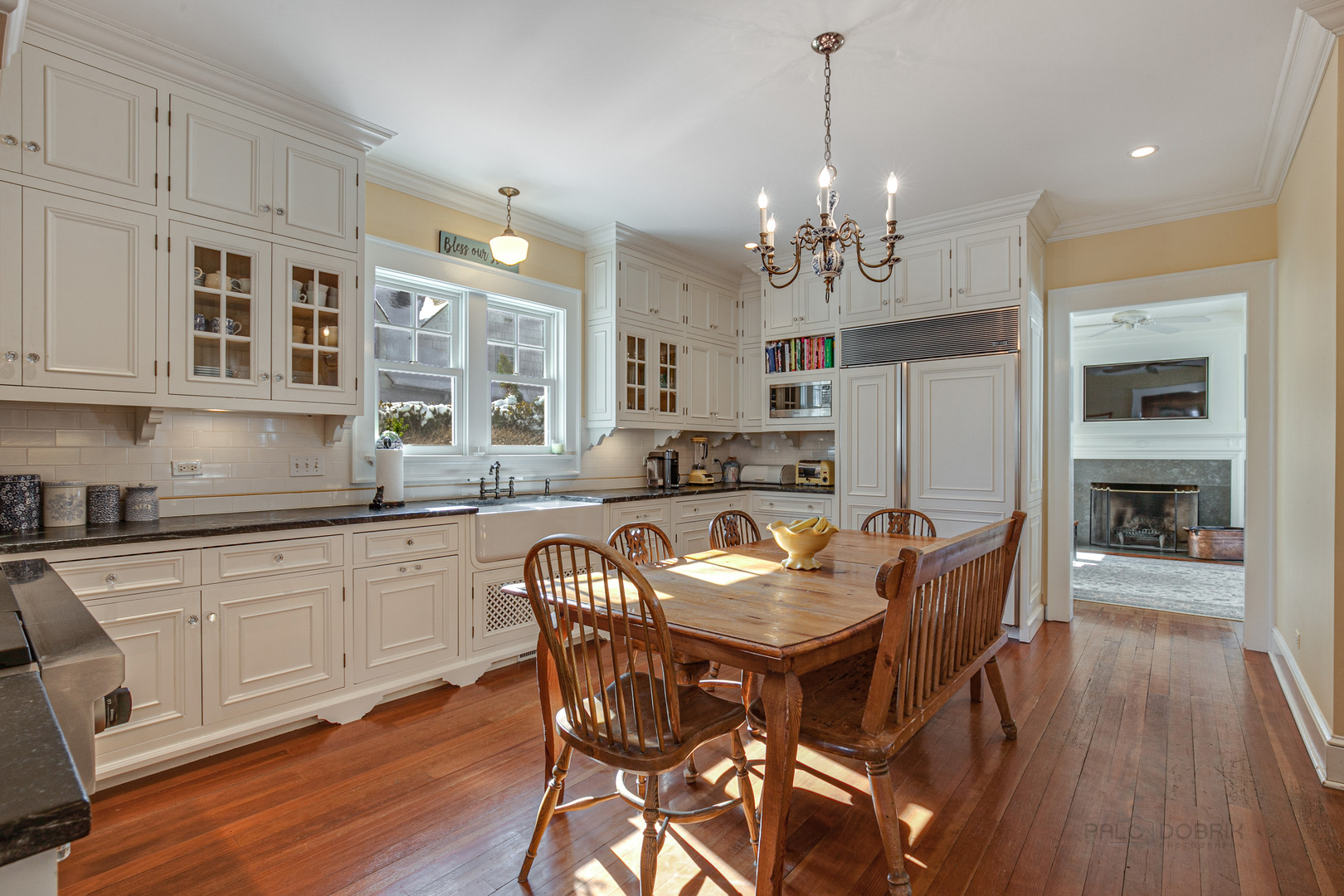 224 Maple Court Lake Forest, IL 60045 - Photo 17 of 51 a view of a dining room with furniture window and wooden floor