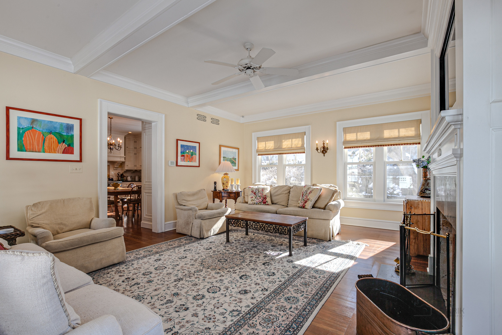224 Maple Court Lake Forest, IL 60045 - Photo 21 of 51 a living room with furniture and a large window