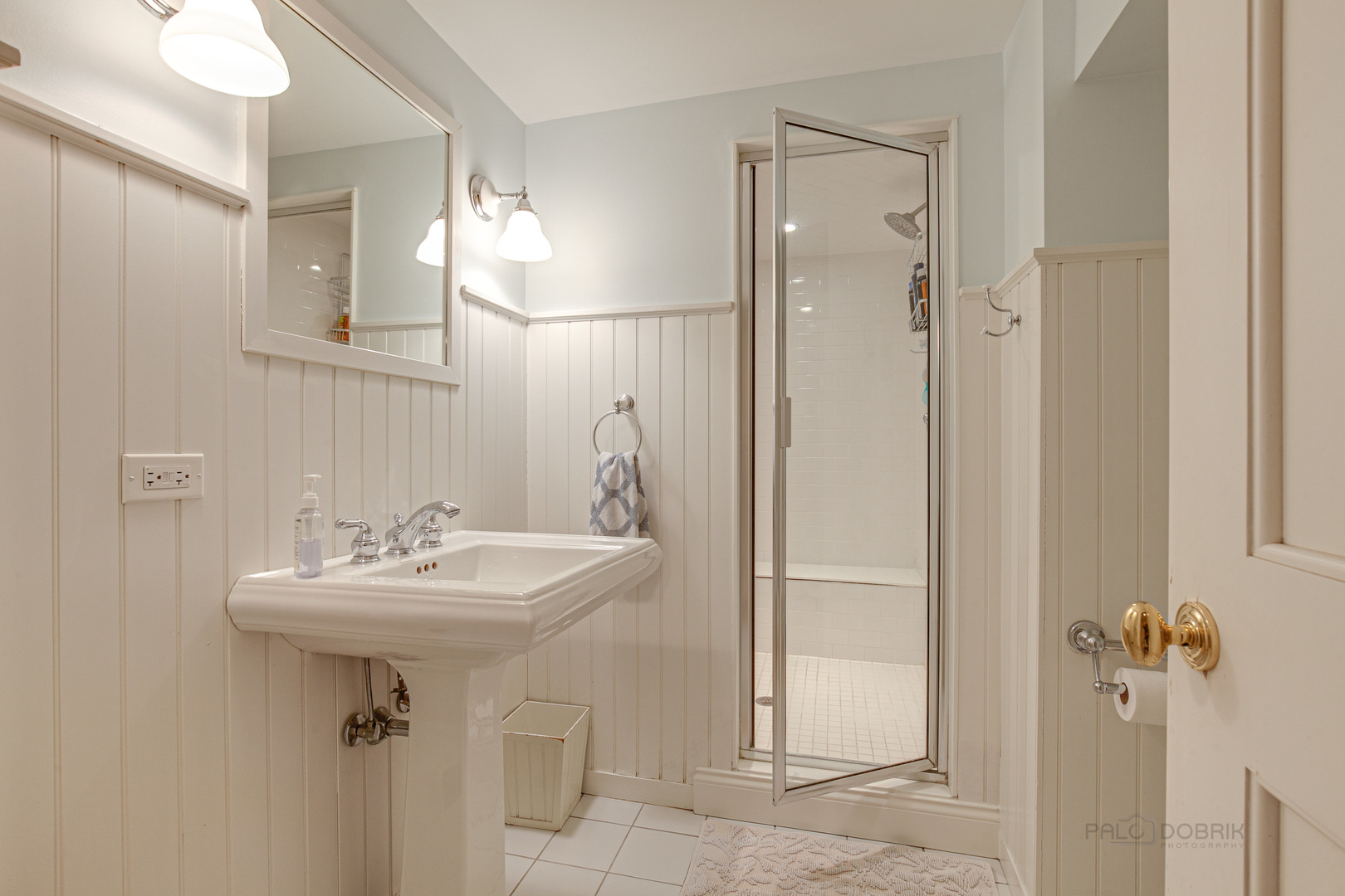 224 Maple Court Lake Forest, IL 60045 - Photo 38 of 51 a bathroom with a sink a toilet and shower