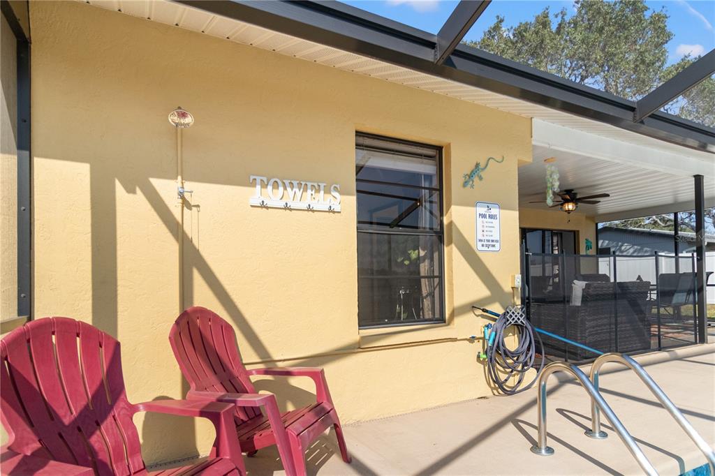 488 Fieldstone Lane Spring Hill, FL 34606 - Photo 39 of 55 a view of an chairs and table in the balcony