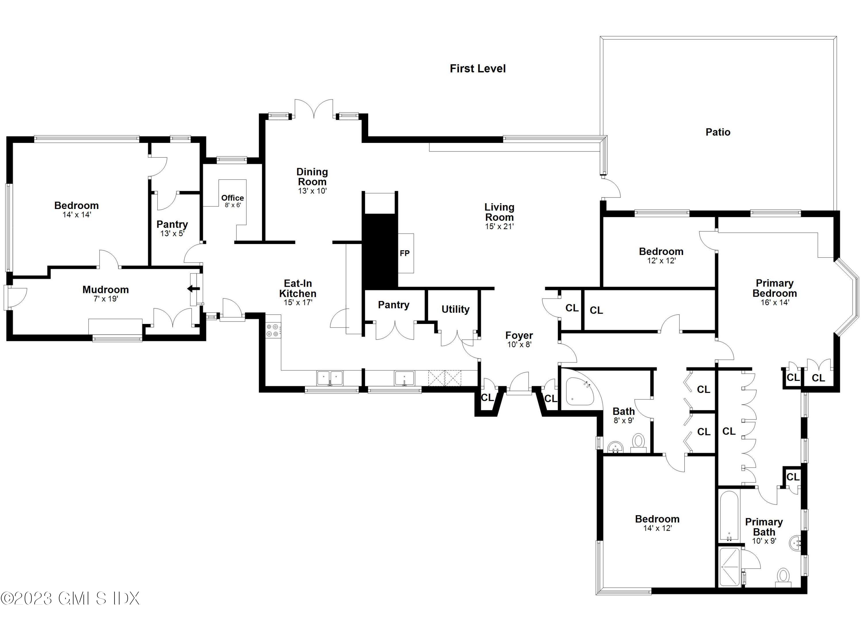 90 Oneida Drive Greenwich, CT 06830 - Photo 30 of 30 view of living room with furniture and white wall