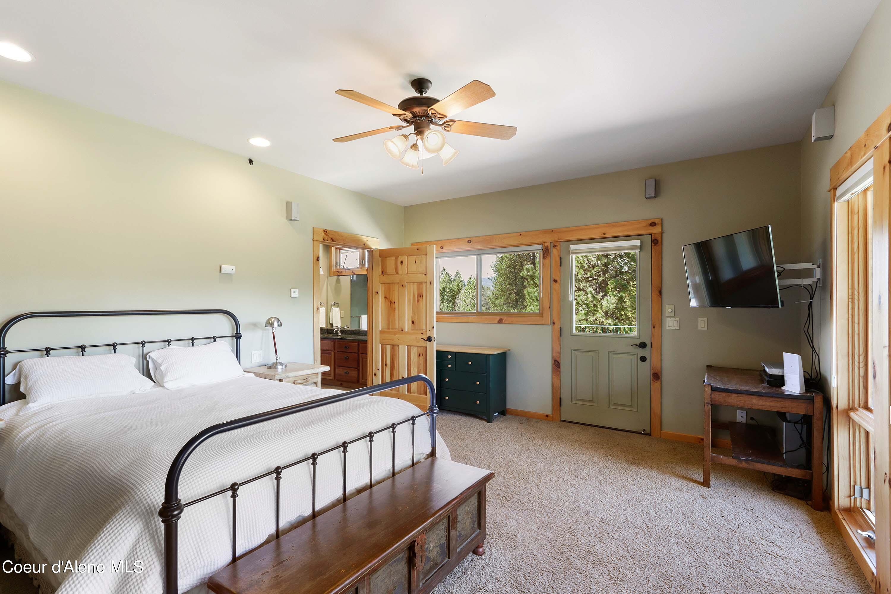 877 Heath Lake Road Sagle, ID 83860 - Photo 21 of 60 Master Bedroom