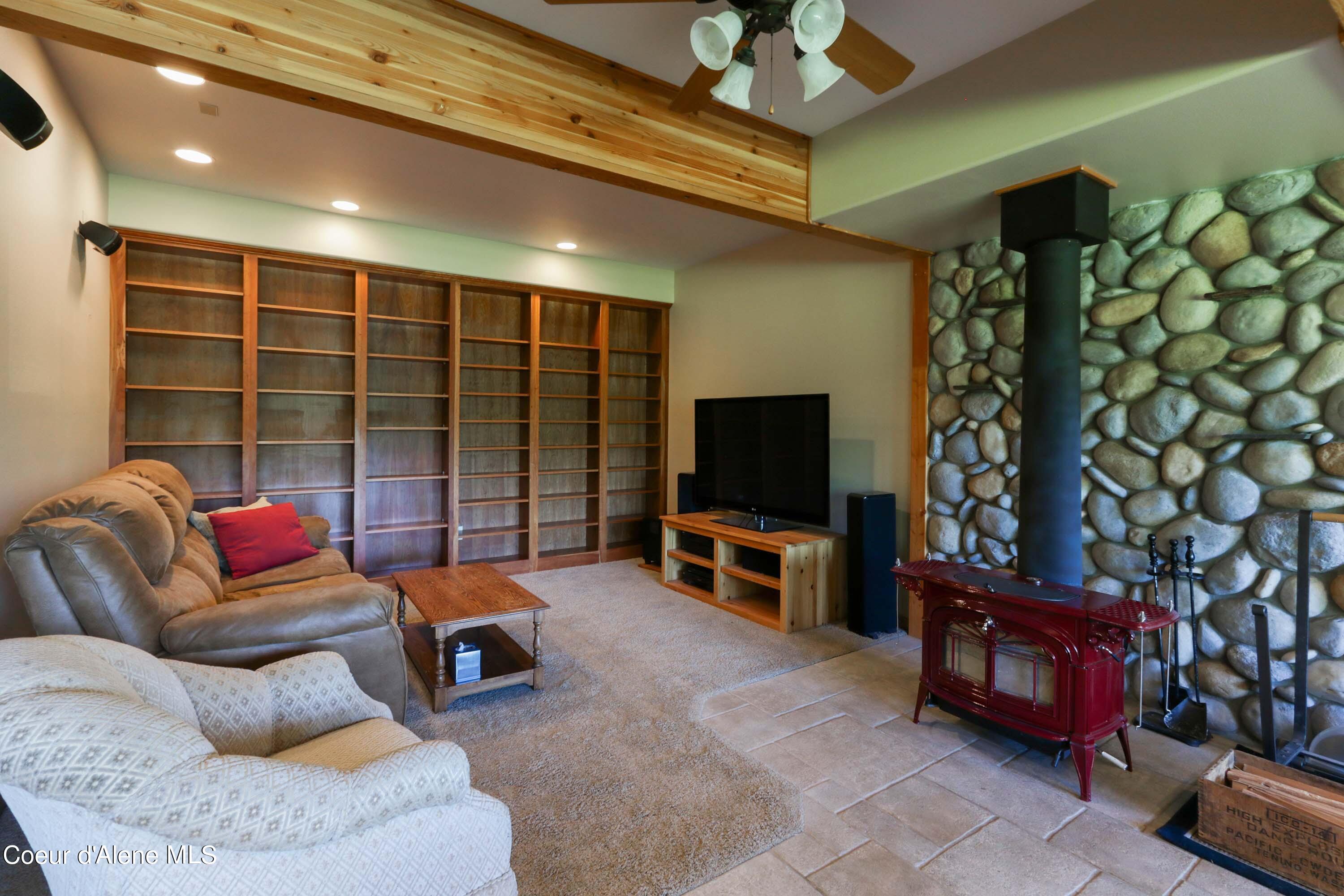 877 Heath Lake Road Sagle, ID 83860 - Photo 26 of 60 Downstairs Familyroom