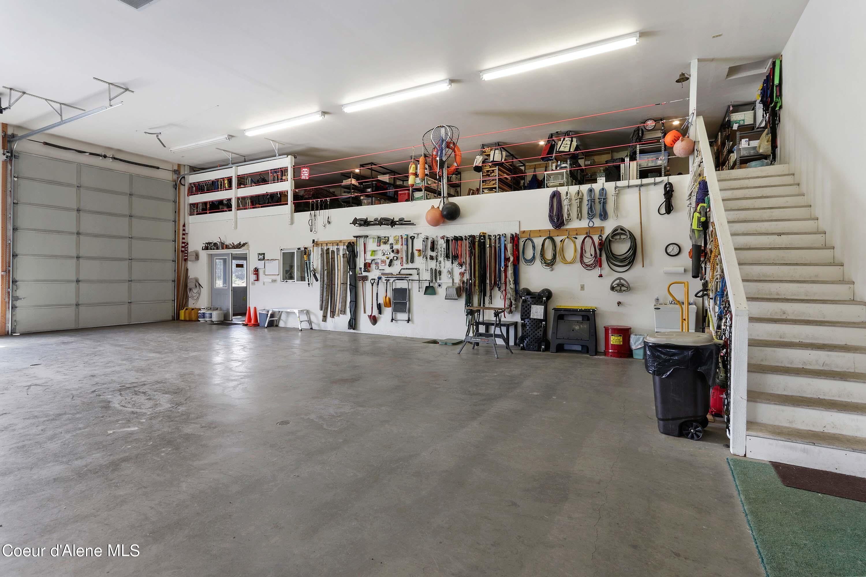877 Heath Lake Road Sagle, ID 83860 - Photo 44 of 60 Shop Wide to Loft Area