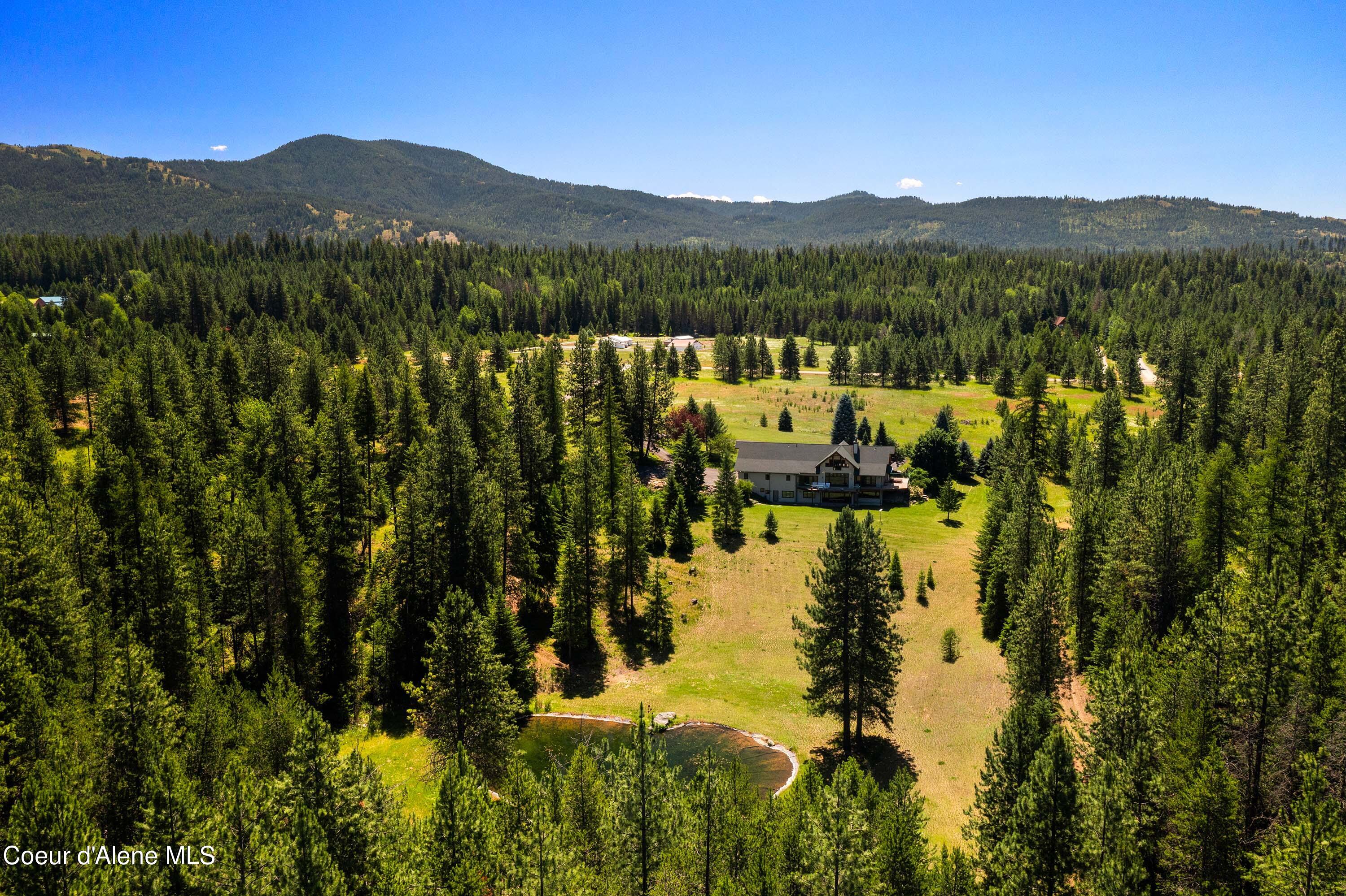 877 Heath Lake Road Sagle, ID 83860 - Photo 55 of 60 Aerial Home Looking South