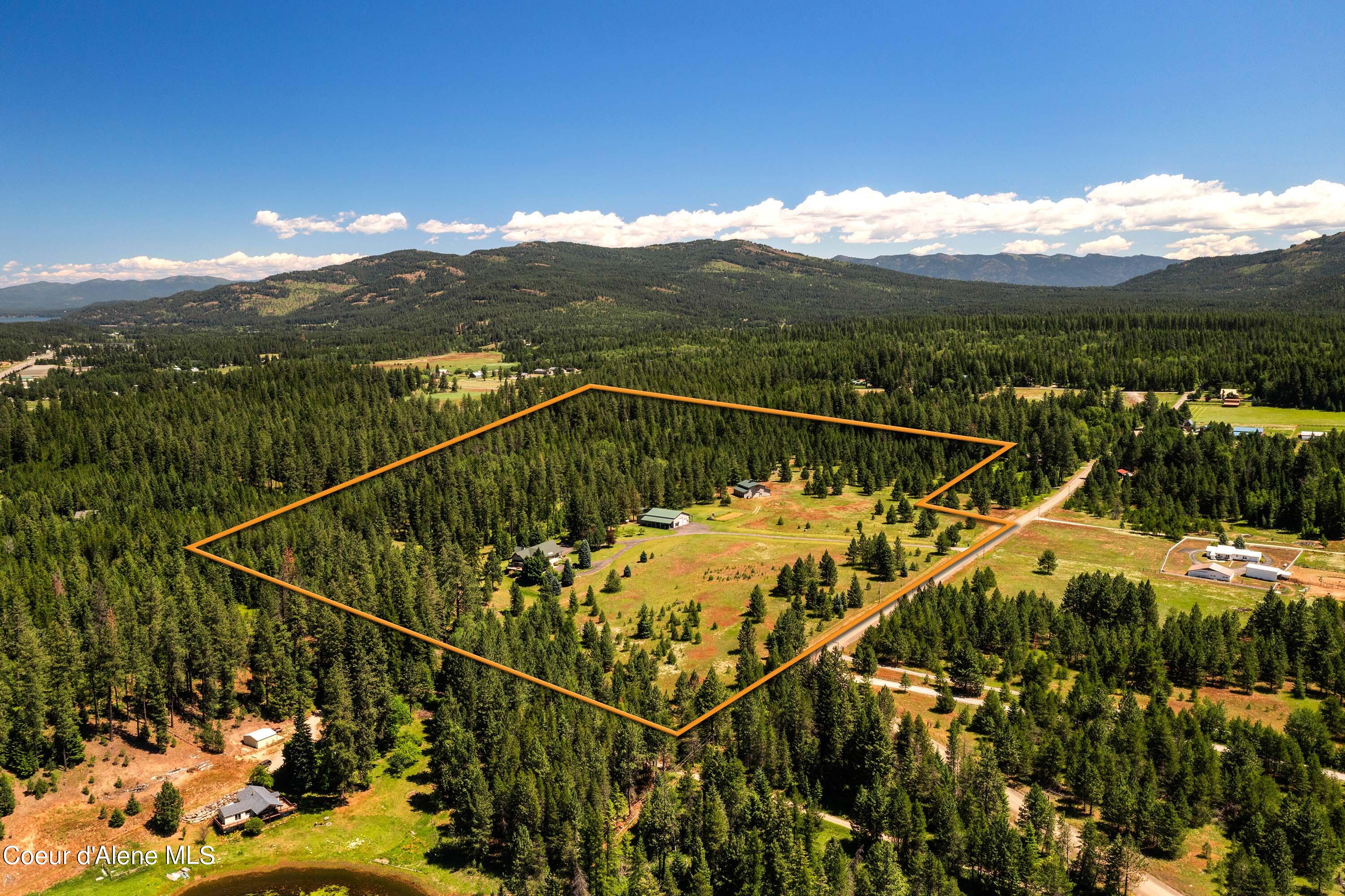 877 Heath Lake Road Sagle, ID 83860 - Photo 56 of 60 Aerial Approximate Lines