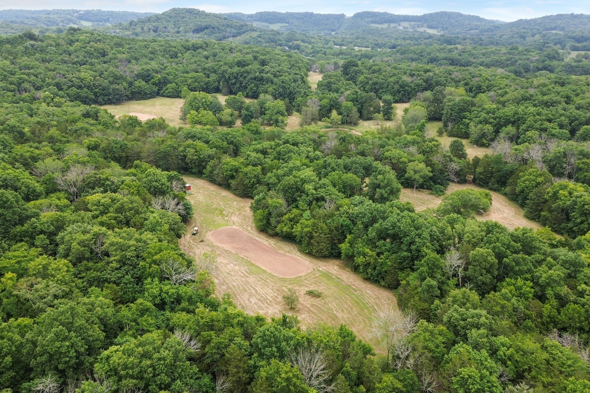 6770 Bly-Trice Road College Grove, TN 37046 - Photo 28 of 58 a view of a lush green hillside and a houses