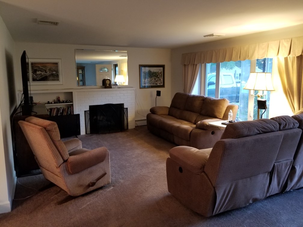330 Diamond Hill Road Warwick, RI 02886 - Photo 3 of 16 Spacious Living Room with Fireplace, Light and Bright~