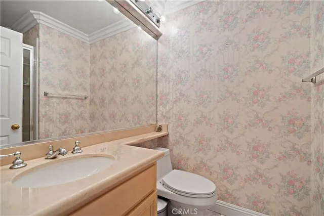 a view of a balcony with wooden floor