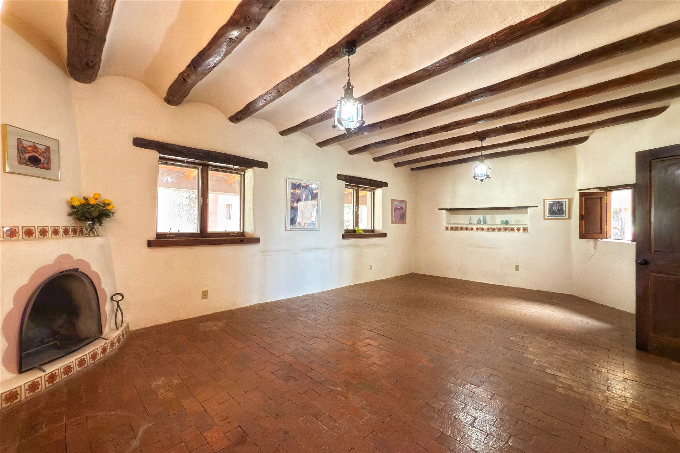 54 Rons Road Santa Fe, NM 87508 - Photo 40 of 99 Ensuite Bedroom with a view to pool and entertainment area