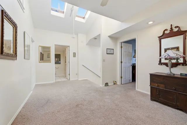a view of a big room with closet and cabinet