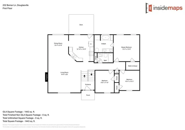 $1,975 | 232 Bomar Lane, Douglasville, GA 30134